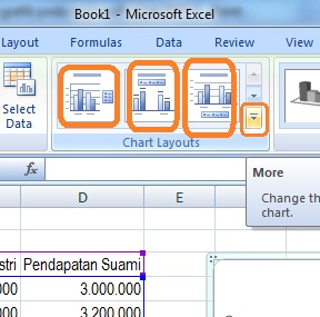 cara membuat grafik pada microsoft excel 2007