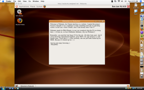 tampilan antar muka sistem operasi ubuntu