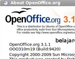 Mengenal aplikasi open office
