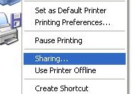 Cara instal printer sharing LAN jaringan windows xp
