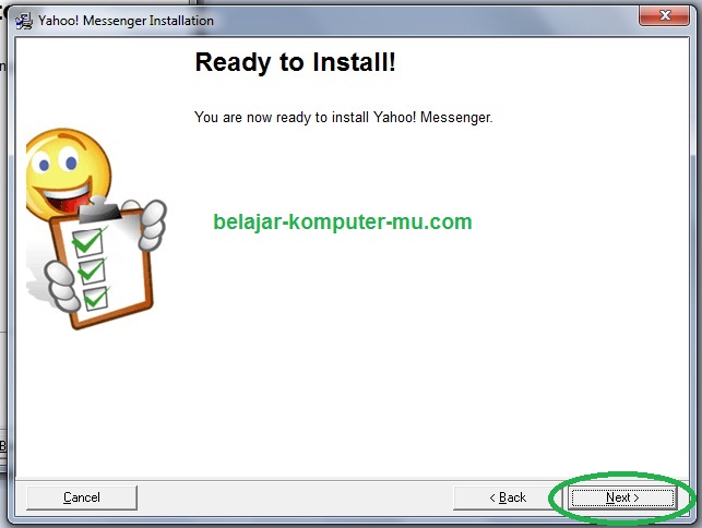 cara instal aplikasi chatting yahoo messenger di komputer atau laptop