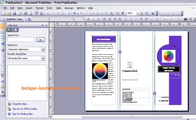 Cara Membuat Brosur Menggunakan Microsoft Office Publisher 2007