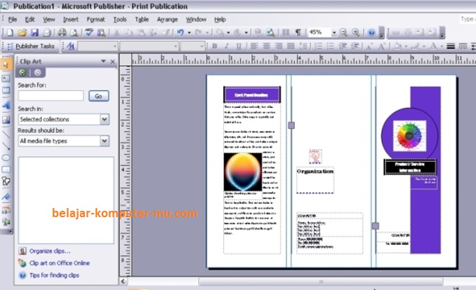 Cara Membuat Brosur Menggunakan Microsoft Office Publisher 2007 Belajar Komputer Mu