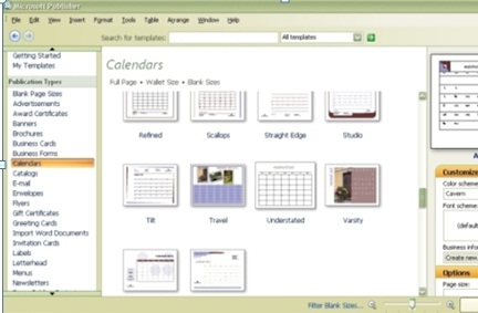 Cara Membuat Kalender Menggunakan Microsoft Office Publisher 2007