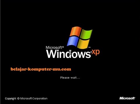 gambar starting windows xp yang pertama