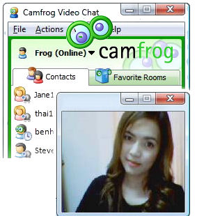 cara chatting camfrog