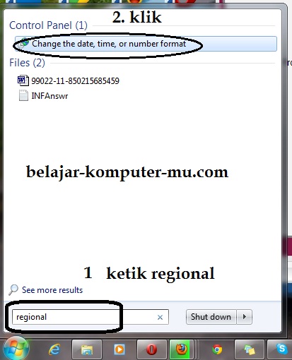 cara mengganti setting angka indonesia excel windows 7